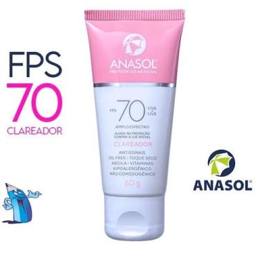 Imagem de Protetor Solar Facial Clareador Fps70 Anasol -60G