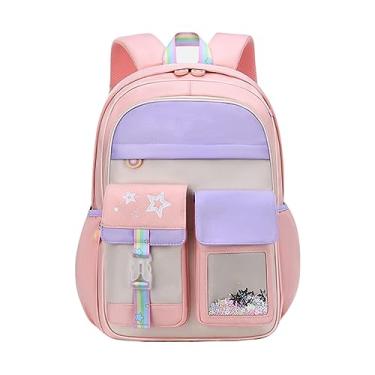 Imagem de Bolsas escolares para meninas, mochilas escolares leves para o ensino médio, mochilas fofas, mochila grande para homens, Pacote 1, Large