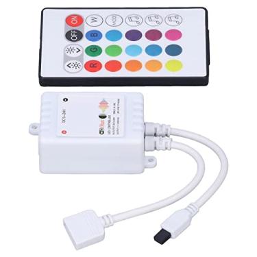 Imagem de Controle Remoto LED Inteligente Controlador RGB 16 Cores 4 Padrões de Luz Fácil de Usar para Barra Doméstica Fibra de Vidro ABS (quatro vias)