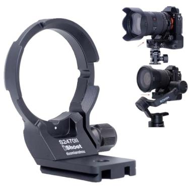 Imagem de iShoot Anel de suporte de tripé para lente de colar compatível com Sony FE 24-70mm f/2.8 GM II, FE 16-35mm F2.8 GM II, FE 20-70mm F4 G, suporte de placa de liberação rápida inferior Arca-Swiss Fit
