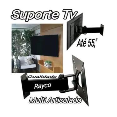 Imagem de Suporte Tv Articulado Lcd Led Painel Parede 32 37 40 41 Pol - Rayco