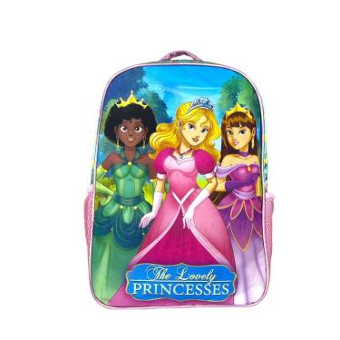 Imagem de Mochila Escolar Costas Princesas Brilho Winth BPD33063-Feminino