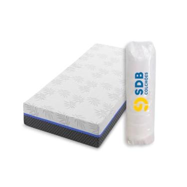 Imagem de Colchão Solteiro De Molas Ensacadas 88x188x20cm D33 SDB Colchões (Azul)
