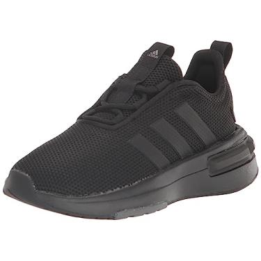 Imagem de adidas Tênis infantil Racer TR23 TR23 infantil unissex, Core preto/cinza, 19 BR