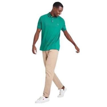 Imagem de Camisa Polo Masculina Reserva Enxuto Novo Friso-Masculino