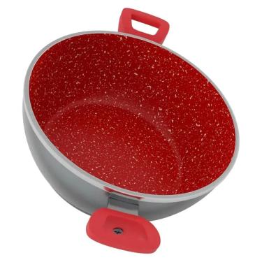 Imagem de Panela Philco PPN24A Redstone 4,6L - 52805001  CINZA/VERMELHO