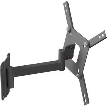 Imagem de Suporte TV 10" a 48" Articulado 3 Mov LED/LCD/3D Multiforma, Preto, Mf