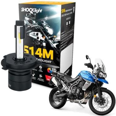 Imagem de Lâmpada Ultra Led Farol Moto Triumph Tiger 800 Xc 2012 2013 - Shocklig