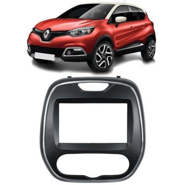 Imagem de Moldura Painel 2 Din 7 Polegadas Renault Captur 2017 2018 2019 2020 20