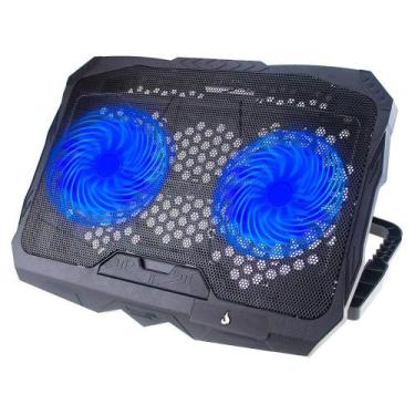 Imagem de Base com Cooler para Notebook Rise Mode, Galaxy Black X4, LED - RM-CN-