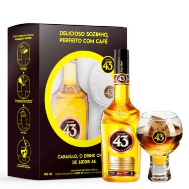 Imagem de kit licor 43 700ml c/1 copo balon