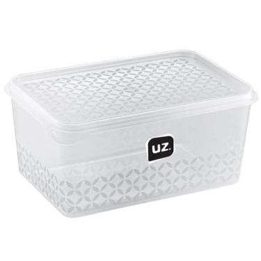 Imagem de Potes Porta Mantimentos Retangular Transparente Multiuso UZ - Uz Utili