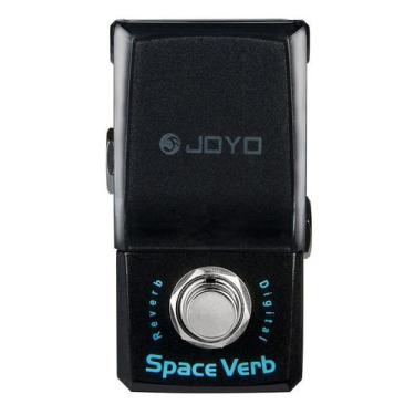 Imagem de Pedal de Guitarra Joyo JF-317 Space Verb Reverb, 300 g, Preto, 3 meses