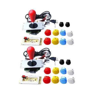 Imagem de Kit DIY Para Console Arcade Com Joystick De 8 Vias E Botões Para PC Ra