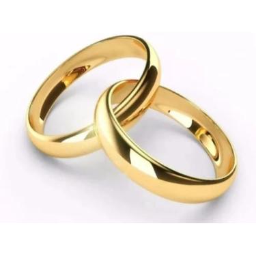 Imagem de Par de Alianças Tungstênio 4mm Banhada a Ouro 18K - Chiks Joias, 13 ao