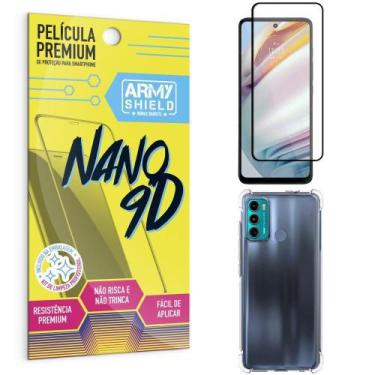 Imagem de Capa Capinha Moto G60 + Película Nano Ceramic 9D Armyshield