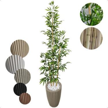 Imagem de Bambu Artificial 2 Metros Japones Grande Vaso Decoração - Flor de Ment