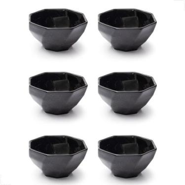 Imagem de Conjunto 6 Bowls 350ml Tigela Cumbuca Cerâmica para Saladas Cereais So