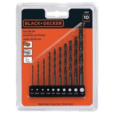 Imagem de Jogo de Brocas Black&Decker Com 09 Peças - BLACK&DECKER - ACESSORIOS