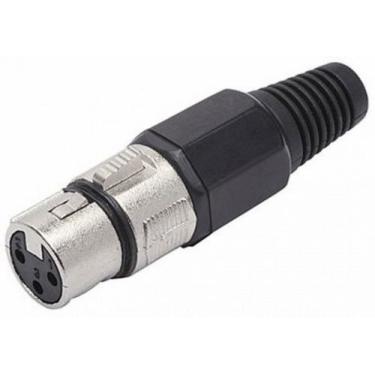 Imagem de Canon star femea rosca plastica preta 101.8.66 - STAR CABLE