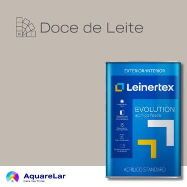 Imagem de Evolution Acrílico Leinertex Fosco 18L, DOCE DE LEITE