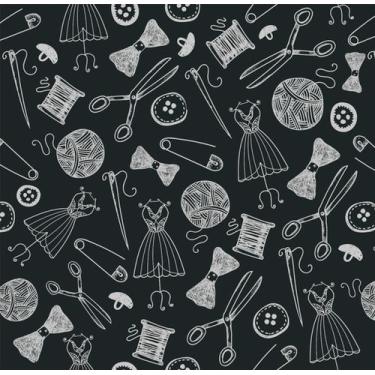 Imagem de Papel Parede Autocolante Casual Ateliê Estilista Moda Costura 2021 Mod