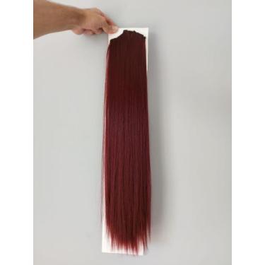 Imagem de Aplique megahair tictac preto loiro marsala catanho escuro loiro mel o