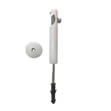 Imagem de Suporte Para Varão Suisso Simples - Cortina Wave - DECOR LIDER, Branco