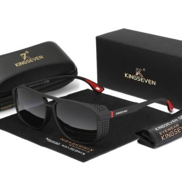 Imagem de Óculos de Esporte Polarizados Kingseven , Lente Completa, Preto gradie