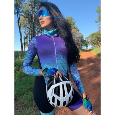 Imagem de Macaquinho Ciclismo Bikewings Violet, G