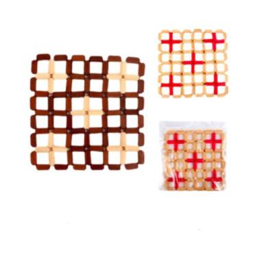 Imagem de Descanso De Panela De Bambu Utensílios Para Cozinha 15*15CM - JOGAM-30