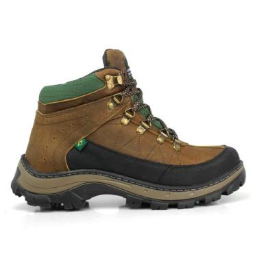 Imagem de Bota Bell boots adventure trilha confortável em couro Crazy legítimo -
