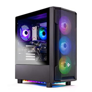 Imagem de Skytech Shadow Gaming PC Desktop, Ryzen 5 7600X 4.7 GHz (5.3GHz Turbo Boost), NVIDIA RTX 4060 8GB GDDR6, 1TB SSD, 16GB DDR5 RAM 6000, 650W Gold PSU, Wi-Fi, Win 11 Home