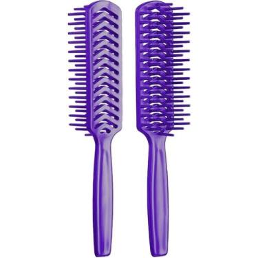 Imagem de Escova jacaré rígida desembaraçadora de cabelos e Fitagem - Poderosa S