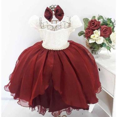 Imagem de Vestido Festa Infantil Chapeuzinho Vermelho - festa luxo, 14, Vermelho