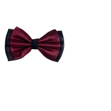 Imagem de Gravata Borboleta Dupla Exclusiva Adulto Ref: 249 - Stylestore, Bordô,