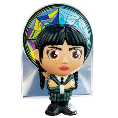 Imagem de Wandinha Com Vitral Boneco Fandom Box Figura De Acao Colecionavel Em V
