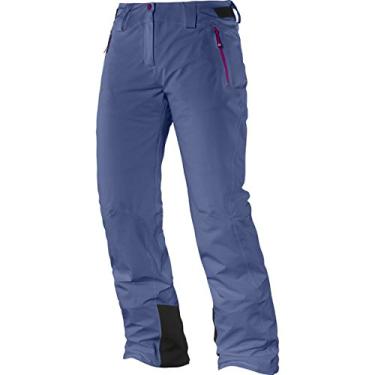 Imagem de Salomon Calça Iceglory Feminina, Azul Abyss, PP/Regular