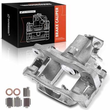 Imagem de A-Premium Conjunto de pinça de freio a disco com suporte compatível com modelos selecionados Chrysler, Dodge, Ram e Volkswagen - Town & Country/Grand Caravan 2008-2012, C/V 2012, Routan - Lado traseiro esquerdo do motorista