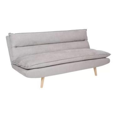 Imagem de Sofá Cama Micro Fibra Importado - 90x102x196 Cm Design Luxo - Just Hom
