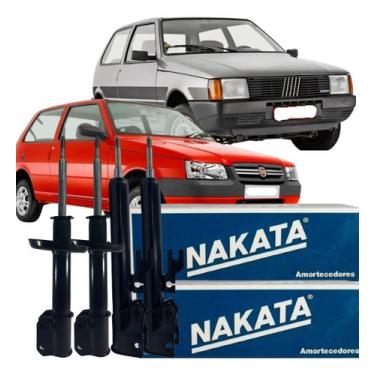 Imagem de Kit 04 Amortecedor Dianteiro Traseiro Uno 1.0 Mille 2007 - NAKATA