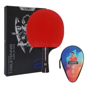 Imagem de Raquete Ping Pong Tenis de Mesa Classica 2 Estrelas Loki K2 Aprovado I