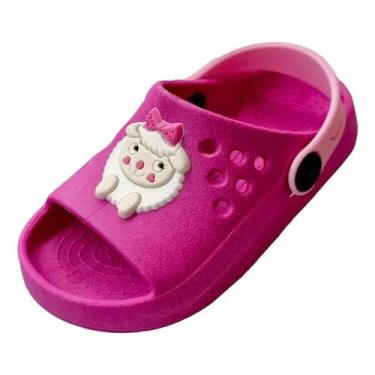 Imagem de Sandália Slide Infantil Papete Babuche Menina Menino Leve Confortável 