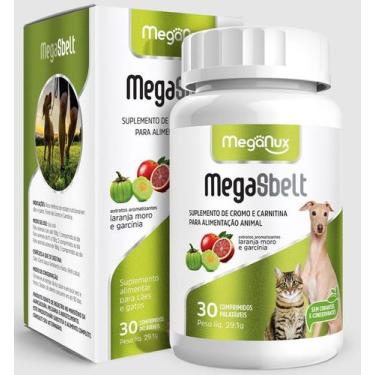 Imagem de Suplemento MEGA-SBELT Carnitina 30comp - Cães e Gatos - MegaNux
