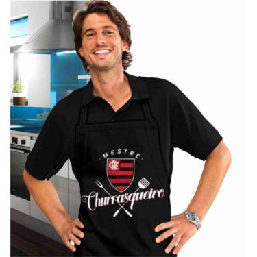 Imagem de Avental flamengo  - flamengo - flamengo mestre churrasqueiro - Brasfoo