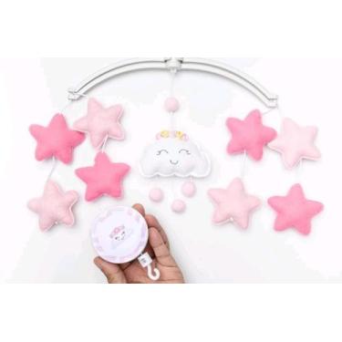 Imagem de Mobile Berço Bebe Chuva De Amor fixo - pequeninos