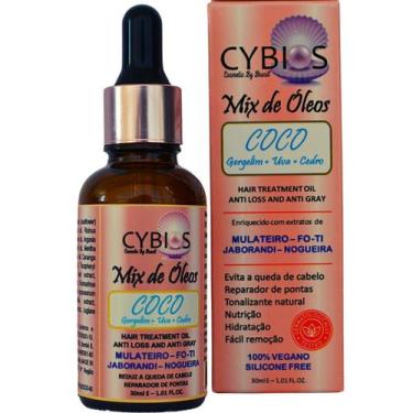 Imagem de Mix de Óleo de Coco Cybios 30ml (Óleo de Tratamento Antiqueda com Jabo