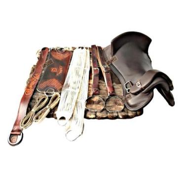 Imagem de MONTARIA KIT 10x PEÇAS  Sela freio de ouro Laço Comprido - SELARIA SER