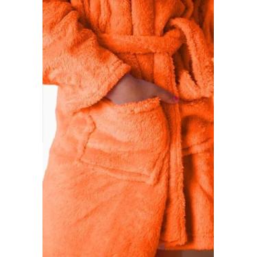 Imagem de Roupão Infantil Com Touca - Microfibra Unissex - Meninos e Meninas - A