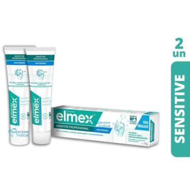 Imagem de Elmex Sensitive Professional Whitening  Creme Dental 110grs  2 unidade